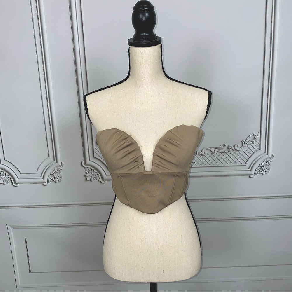 Fashion Nova Nude 2 Piece Set | Size M